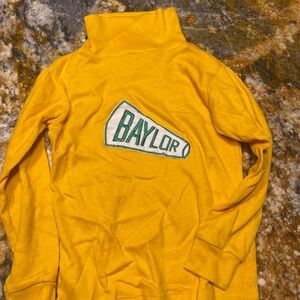 Yellow Baylor Turtleneck Top 6 youth